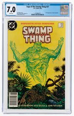 "SAGA OF THE SWAMP THING" #37 JUNE 1985 CGC 7.0 FINE/VF (FIRST JOHN CONSTANTINE).