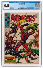 "AVENGERS" #55 AUGUST 1968 CGC 4.5 VG+ (FIRST ULTRON-5).