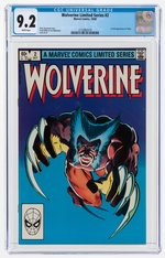 "WOLVERINE LIMITED SERIES" #2 OCTOBER 1982 CGC 9.2 NM- (FIRST FULL YUKIO).