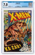 "X-MEN" #62 NOVEMBER 1969 CGC 7.0 FINE/VF.