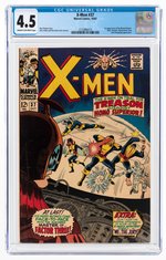 "X-MEN" #37 OCTOBER 1967 CGC 4.5 VG+.