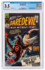 "DAREDEVIL" #7 APRIL 1965 CGC 3.5 VG- (FIRST DAREDEVIL RED COSTUME).