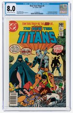 "NEW TEEN TITANS" #2 DECEMBER 1980 CGC 8.0 VF (FIRST DEATHSTROKE THE TERMINATOR).