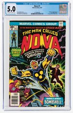 "NOVA" #1 SEPTEMBER 1976 CGC 5.0 VG/FINE (FIRST NOVA).