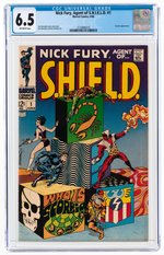 "NICK FURY, AGENT OF S.H.I.E.L.D." #1 JUNE 1968 CGC 6.5 FINE+.