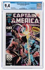 "CAPTAIN AMERICA ANNUAL" #8 1986 CGC 9.4 NM.