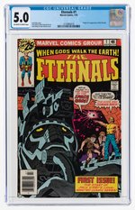 "ETERNALS" #1 JULY 1976 CGC 5.0 VG/FINE (FIRST ETERNALS).