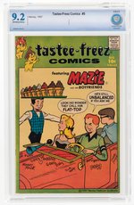 "TASTEE-FREEZ COMICS" #5 1957 CBCS 9.2 NM-.