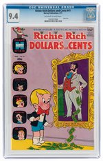 "RICHIE RICH DOLLARS AND CENTS" #41 MARCH 1971 CGC 9.4 NM.