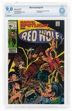 "MARVEL SPOTLIGHT" #1 NOVEMBER 1971 CBCS 9.0 VF/NM (FIRST RED WOLF).