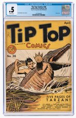 "TIP TOP COMICS" #36 APRIL 1939 CGC .5 POOR (TARZAN).