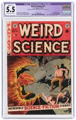 "WEIRD SCIENCE" #21 SEPTEMBER-OCTOBER 1953 CGC 5.5 FINE- SLIGHT (C-1) RESTORED.