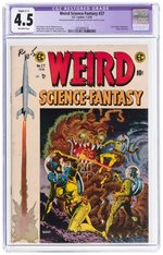 "WEIRD SCIENCE-FANTASY" #27 JANUARY-FEBRARY 1955 CGC 4.5 VG+ SLIGHT (C-1) RESTORED.