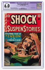 "SHOCK SUSPENSTORIES" #8 APRIL-MAY 1953 CGC 6.0 FINE SLIGHT (B-1) RESTORED.