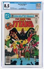 "NEW TEEN TITANS" #1 NOVEMBER 1980 CGC 8.5 VF+.