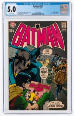 "BATMAN" #222 JUNE 1970 CGC 5.0 VG/FINE.