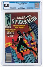 "AMAZING SPIDER-MAN" #252 MAY 1984 CGC 8.5 VF+ (FIRST BLACK COSTUME).