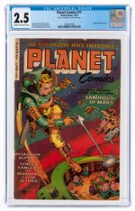 "PLANET COMICS" #71 1953 CGC 2.5 GOOD+.