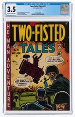 "TWO-FISTED TALES" #21 MAY-JUNE 1951 CGC 3.5 VG-.