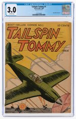 "TAILSPIN TOMMY" #1 1946 CGC 3.0 GOOD/VG.