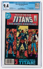 "TALES OF THE TEEN TITANS" #44 JULY 1984 CGC 9.4 NM (DICK GRAYSON BECOMES NIGHTWING).