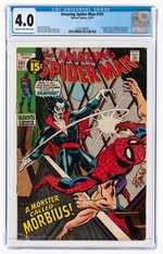 "AMAZING SPIDER-MAN" #101 OCTOBER 1971 CGC 4.0 VG (FIRST MORBIUS).