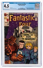 "FANTASTIC FOUR" #45 DECEMBER 1965 CGC 4.5 VG+ (FIRST INHUMANS).