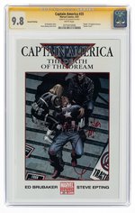 "CAPTAIN AMERICA" #25 APRIL 2007 CGC 9.8 NM/MINT SIGNATURE SERIES (SECOND PRINTING).