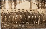 C. 1908 TUSCORA, OH BASEBALL CLUB REAL PHOTO POSTCARD.