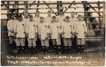 1911 CLEBURNE RAILROADERS BASEBALL TEAM REAL PHOTO POSTCARD