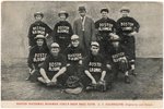 C. 1910 BOSTON NATIONAL BLOOMER GIRLS BASEBALL CLUB POSTCARD.