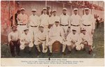 1909 CHATTANOOGA LOOKOUTS (SAL) BASEBALL TEAM POSTCARD.