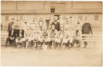 C. 1915  WISCONSIN BASEBALL TEAM REAL PHOTO POSTCARD.