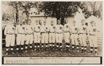 1917 MARYSVILLE, KS BASEBALL TEAM REAL PHOTO POSTCARD.