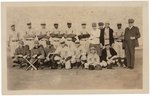 C. 1920s NEBRASKA STATE PENITENTARY INTEGRATED BASEBALL TEAM REAL PHOTO POSTCARD.