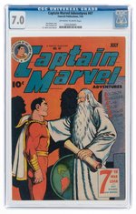 "CAPTAIN MARVEL ADVENTURES" #47 JULY 1945 CGC 7.0 FINE/VF.