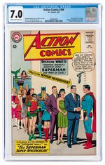 "ACTION COMICS" #309 FEBRUARY 1964 CGC 7.0 FINE/VF.