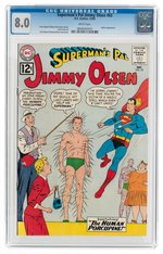 "SUPERMAN'S PAL JIMMY OLSEN" #65 DECEMBER 1962 CGC 8.0 VF.