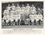 1934 TORONTO MAPLE LEAFS BASEBALL CLUB TEAM PHOTO PREMIUM.