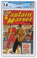 "CAPTAIN MARVEL ADVENTURES" #82 MARCH 1948 CGC 7.0 FINE/VF.