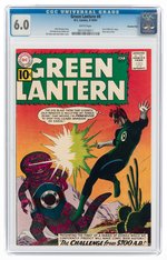 "GREEN LANTERN" #8 SEPTEMBER-OCTOBER 1961 CGC 6.0 FINE.