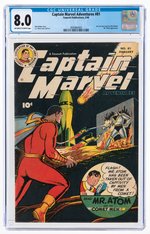 "CAPTAIN MARVEL ADVENTURES" #81 FEBRUARY 1948 CGC 8.0 VF.