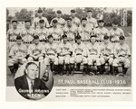 1936 WTCN- ST. PAUL SAINTS BASEBALL TEAM PHOTO PREMIUM.