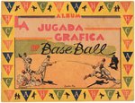 LATE 1940s LA JUGADA GRAFICA DE BASE BALL CUBAN BASEBALL CARD ALBUM.