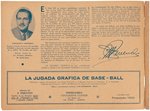 LATE 1940s LA JUGADA GRAFICA DE BASE BALL CUBAN BASEBALL CARD ALBUM.