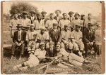 1920s CRESCENT AFRICAN AMERICAN BASEBALL CLUB ORIGINAL STUDIO PHOTO.