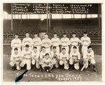 1937 TULSA OILERS BASEBALL TEAM ORIGINAL PHOTOGRAPHER'S STUDIO PHOTO.