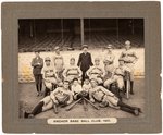 1901 ANCHOR BASEBALL CLUB ORIGINAL STUDIO PHOTO.