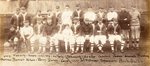 1913 NASHVILLE BASEBALL CLUB W/LEFTY WILLIAMS (BLACK SOX) ORIGINAL STUDIO PHOTO.