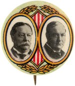 TAFT / SHERMAN COLOR 1912 JUGATE WITH BASTIAN BACKSTAMP.